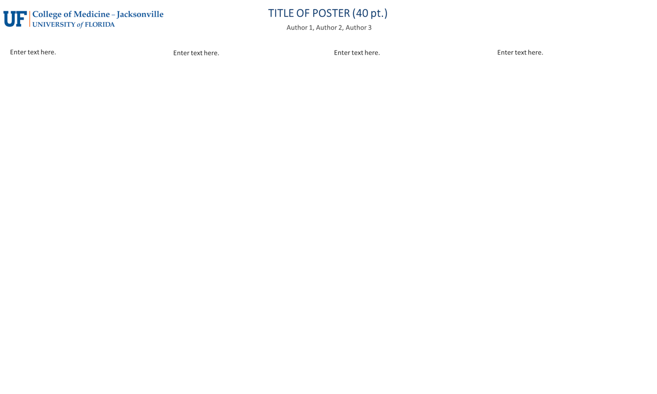 Image: Poster Template, 4 Columns, White, Empty