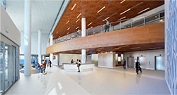 Image: UF Health North lobby rendering