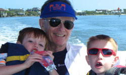 Image: Dr. Joseph Tepas with some of his grandchildren.