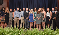 Image: Pediatric residents gather for a group photo during Celebration of Education on June 14.