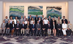 Image: Ashley Norse, MD — seated on the front row, fourth from the right — is the new vice speaker of the Florida Medical Association’s Board of Governors.