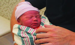 Image: Charles Riley Tyre, one of the babies born during UF Health North