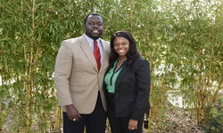 Image: Dr. LaRae Brown and Dr. Jeremy Coleman today.