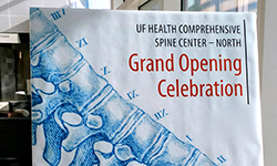 Image: The event, held at UF Health North, drew several UF Health physicians, other faculty members and staff, along with a good number of special guests. The center is located on the north campus.