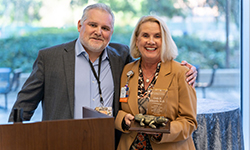 Image: Linda Edwards, MD, dean of the University of Florida College of Medicine – Jacksonville, received the 2023 Lifetime Achievement Award.