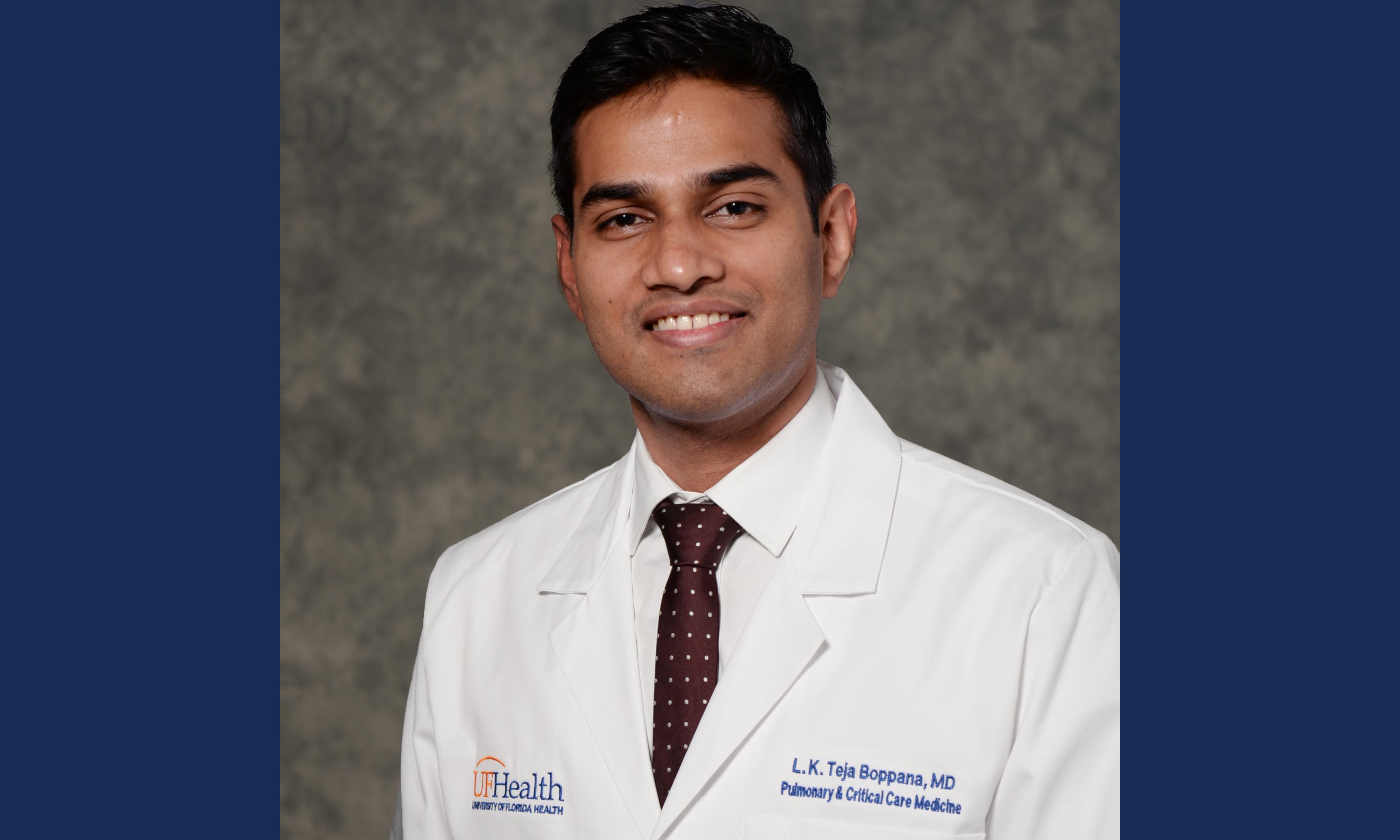 Image: Leela Krishna Teja Boppana, MD, is a third-year Pulmonary and Critical Care Medicine fellow.